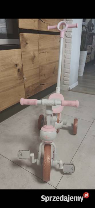 ŚLICZNY Rowerek trójkołowy COSTWAY 4w1 z sprzedam