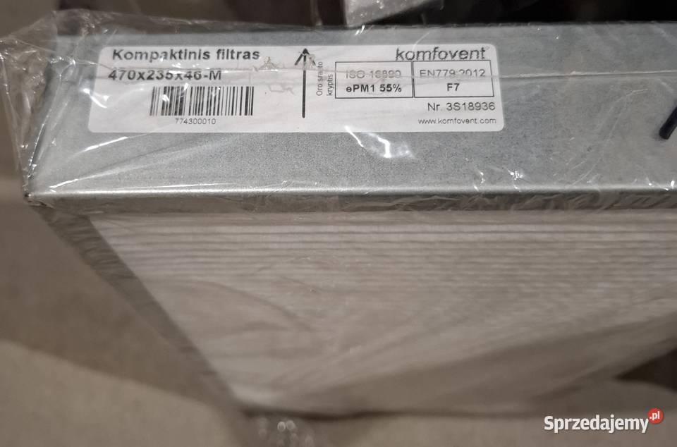 Filtry płaskie i kieszeniowe Pozostałe Kajetany