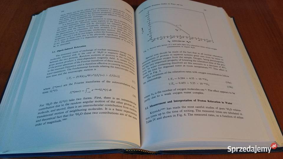 Water a comprehensive treatise 1 The physics and twarda