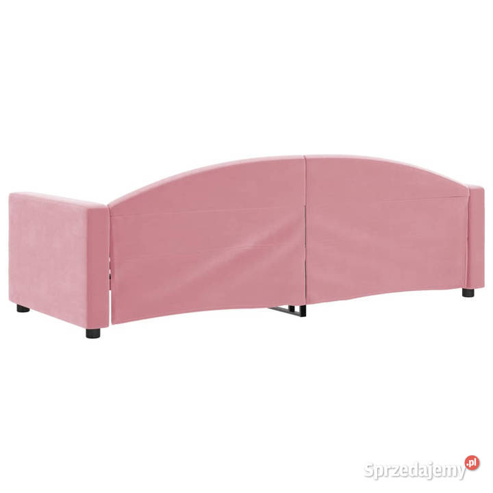 Łóżko dzienne różowe obite aksamitem 80x200 Łóżka Warszawa sprzedam