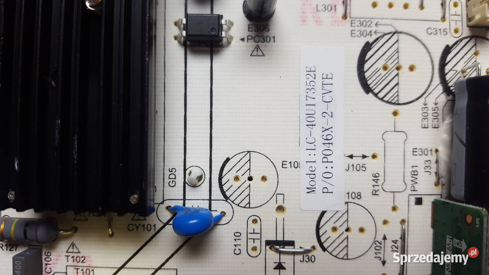 Sharp Lcd 40AJ2E zbita matr 4K