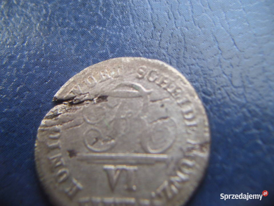 Stare monety 6 krajcarów 1810 Królestwo Numizmatyka podkarpackie Lesko