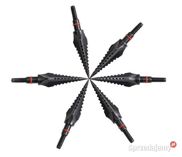 Zestaw grotów ostrych metalowych do łuku strzał Sporty strzeleckie i myślistwo Nowy Sącz