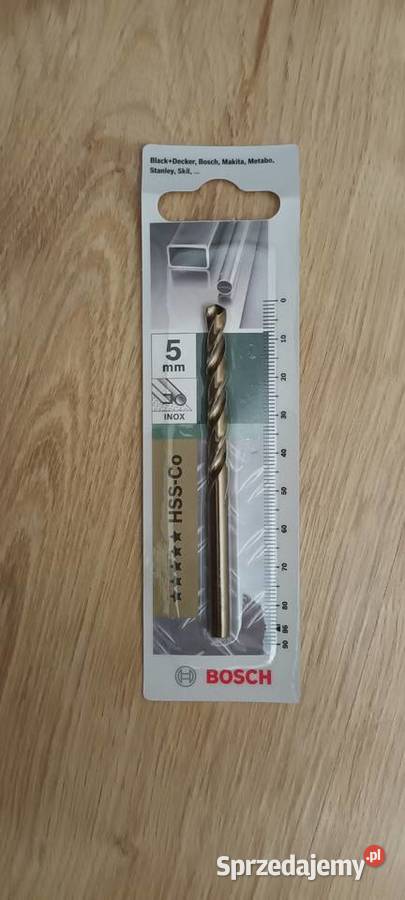BOSCH Wiertło do metalu HSSCo 5x86 mm kobaltowe Wiertła wielkopolskie