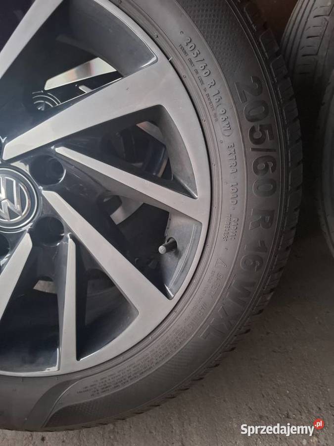 Sprzedam koła 5x112 205 60 16 vw Samochodowe Nowy Tomyśl