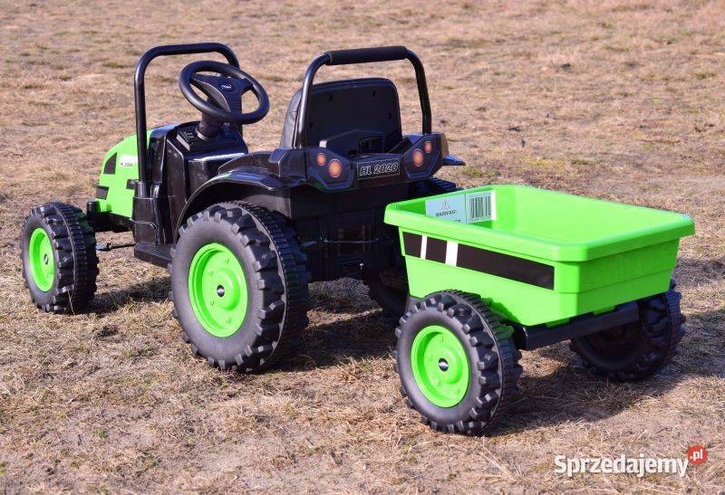 Autko MEGA TRAKTOR Z PRZYCZEPĄ na akumulator Myszków