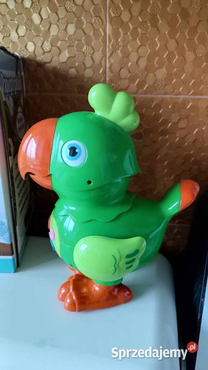 Papuga gaduła zabawka edukacyjna sprzedam