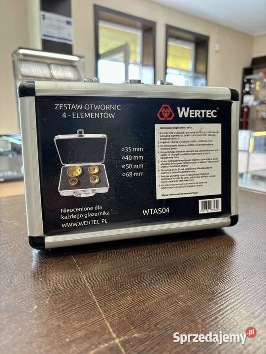 Zestaw koronekotwornic WERTEC 35405068mm Otwornice Elbląg