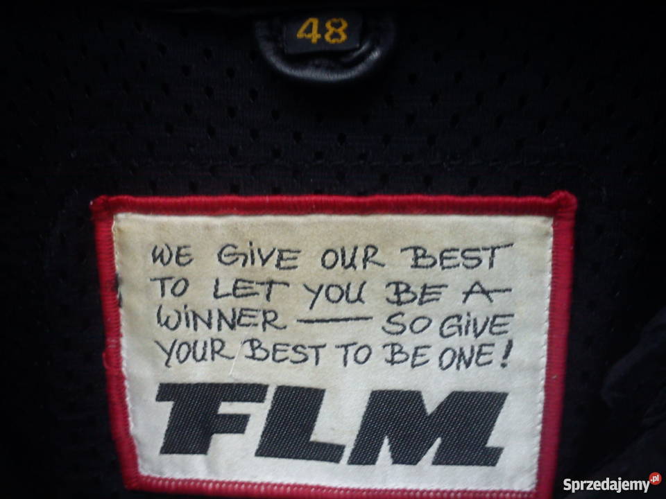 Skórzany Kombinezon Motocyklowy FLM rozmiar 48 Kaski i odzież Lubomierz