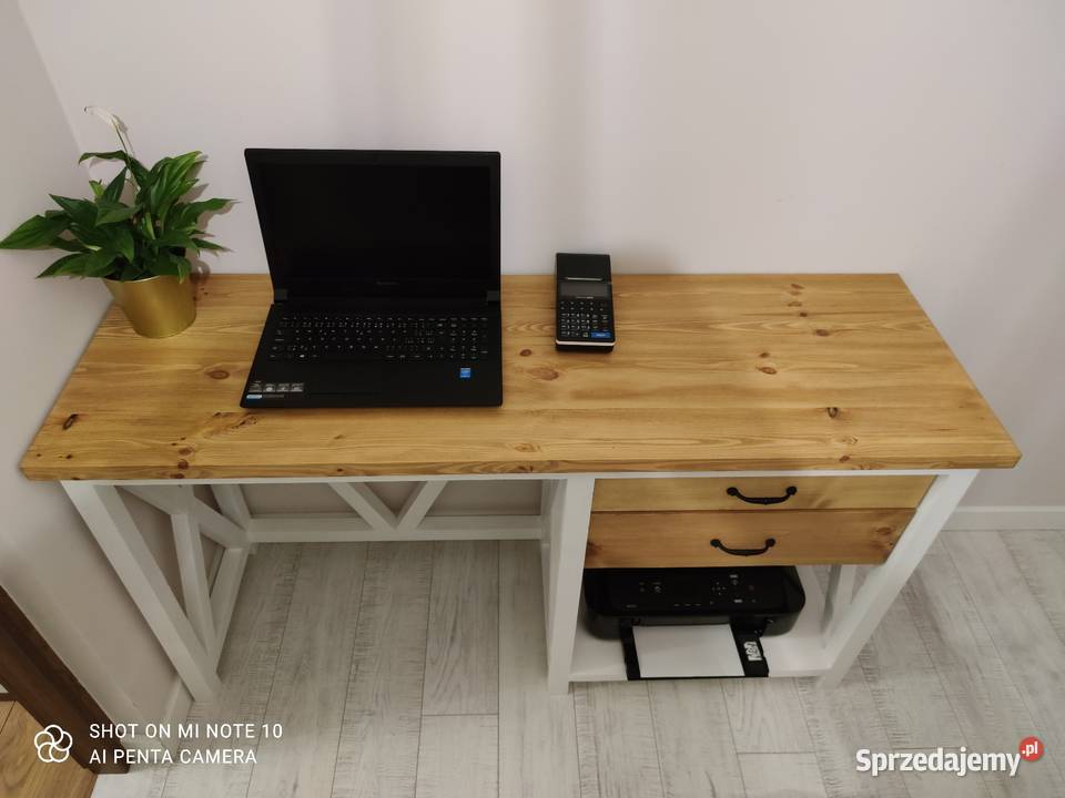 Biurko drewniane lite drewno Stoły, krzesła, biurka