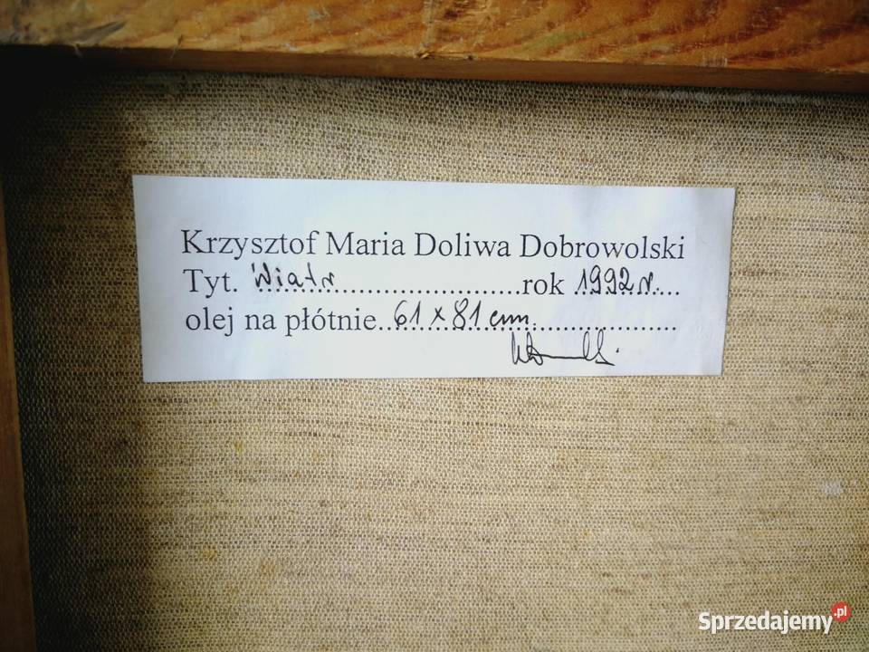 Obraz olejny na płótnie Wiatr na polu duzy mazowieckie Józefów