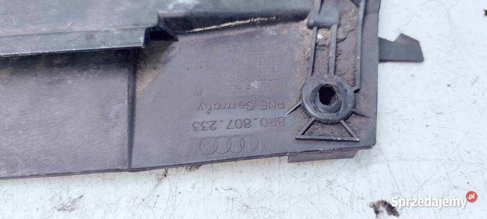 OSŁONA PŁYTA POD ZDERZAK AUDI Q5 8R 8R0807233 osobowe śląskie Przystajń