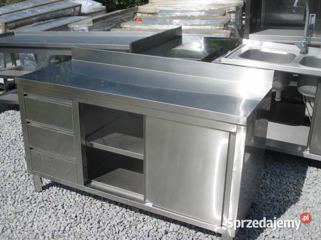 Stół Gastronomiczny Drzwi Suwane 3 Szuflady Gastronomia Ostrów Wielkopolski