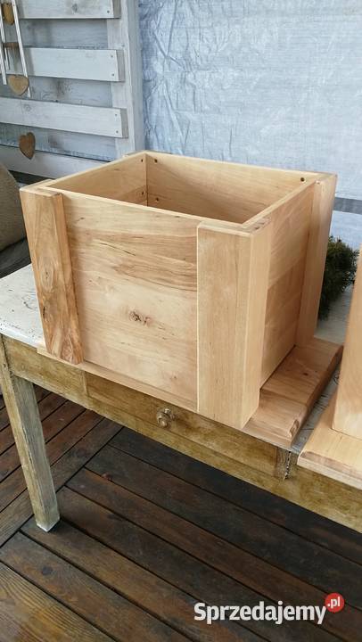 Skrzynka na drewno skrzynka na winyle donica Radków