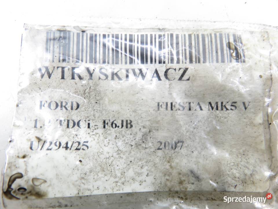WTRYSKIWACZ FORD FIESTA MK5 14 TDCi 9654551080 osobowe