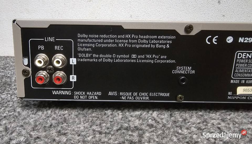 Magnetofon midi DENON DRRF100 stan wysyłka 0 Magnetofony