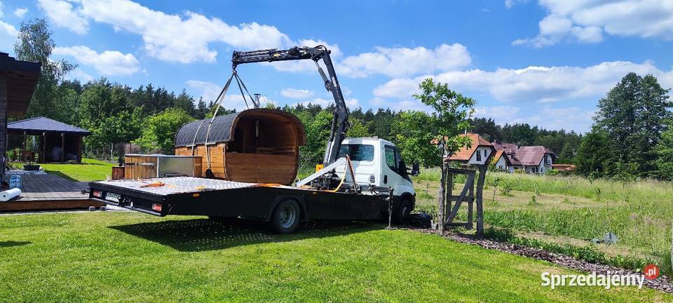 Usługi transportowe transport HDS żuraw dźwig Białystok