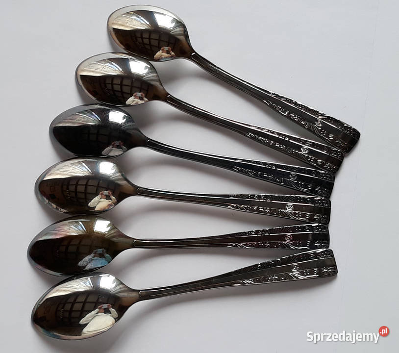 Posrebrzane łyżeczki do herbaty WSCHODNI Hefra Dąbrowa Górnicza sprzedam