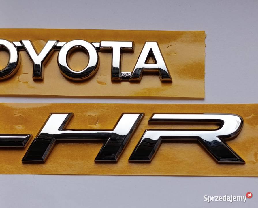 Napis emblemat tyl Toyota CHR 1623r sprzedam