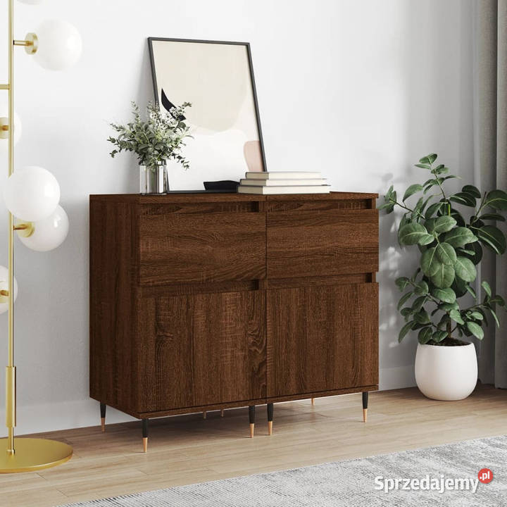 Szafki 2 brązowy dąb 40x35x70 materiał Warszawa