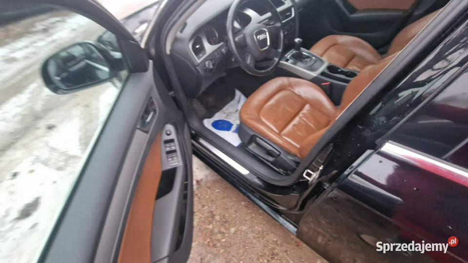 Audi A4 B8 18T 2008r Klima Tempomat SKÓRA Grzane elektryczne lusterka Pabianice