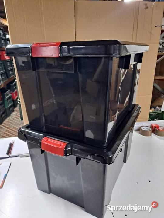 Plastikowe pudełka pojemnik z pokrywą i Sosnowiec