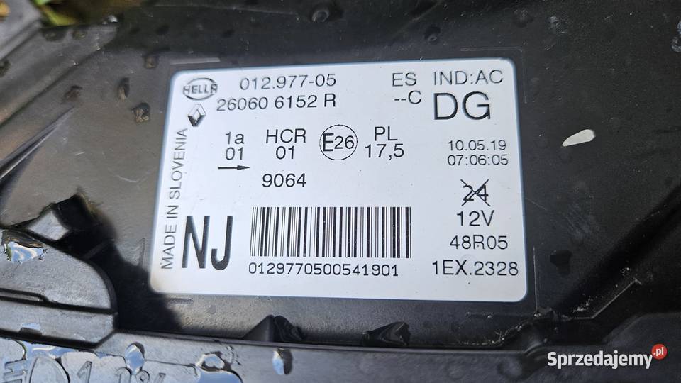 RENAULT CAPTUR I LIFT 1719 Lampy Przód Full Led Lampy przednie sprzedam