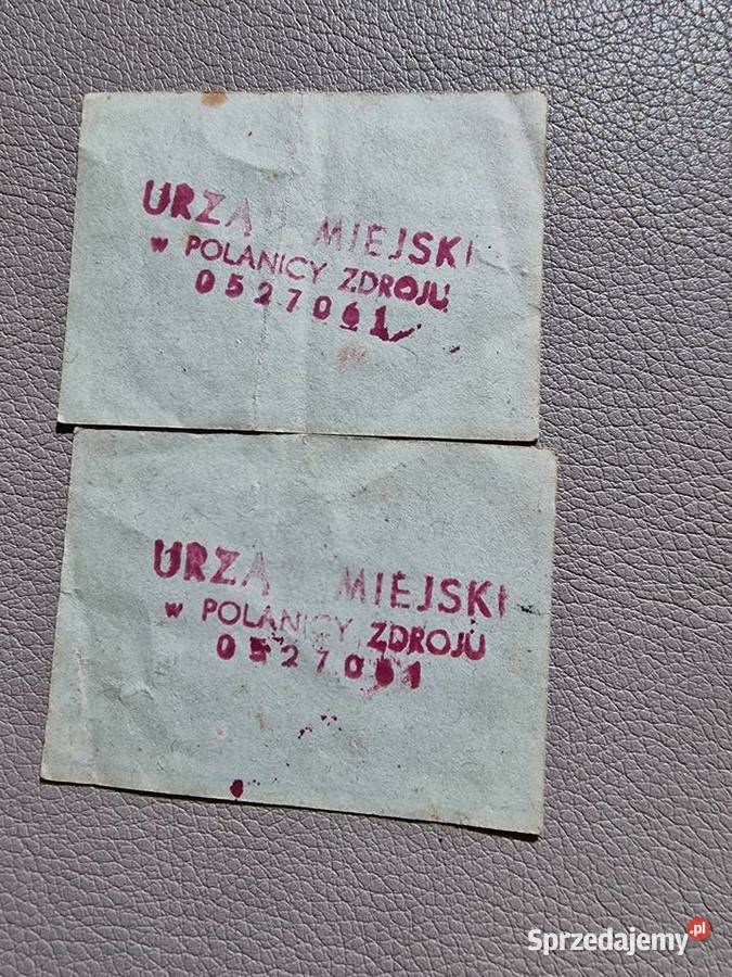 kartki na mięso żetony Polanica-Zdrój