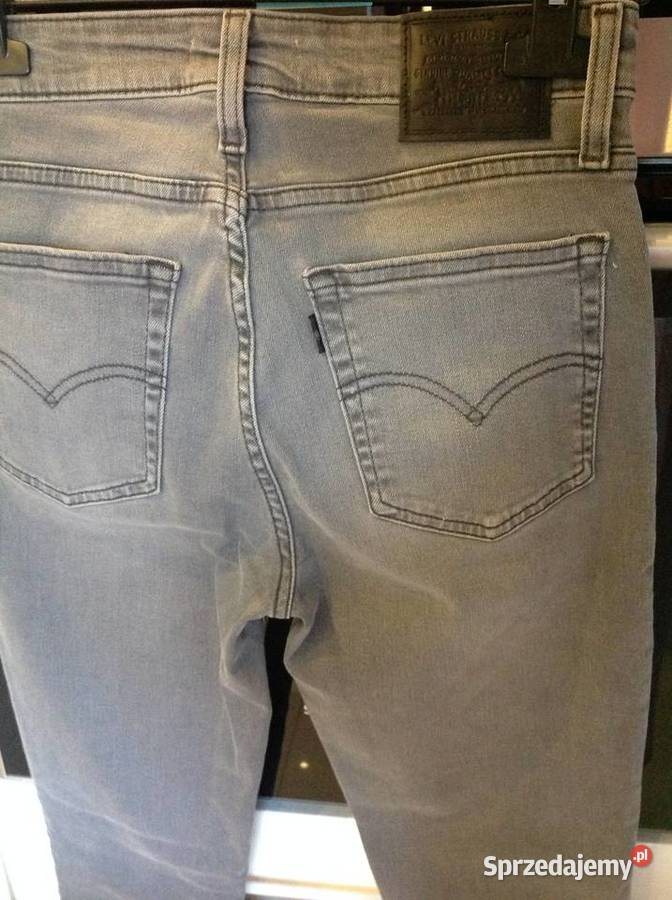 Spodnie Jeans Damskie Levis 721 26 Skinny szare Rozmiar 36(S) Nowa Sól sprzedam