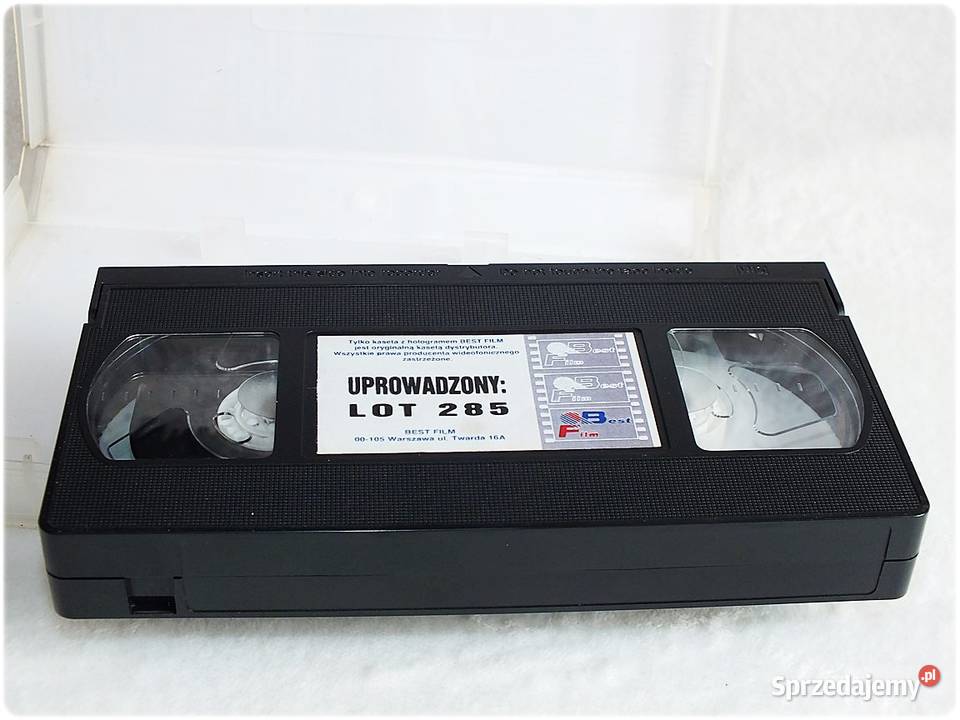 Kaseta VHS Uprowadzony Lot 285 Film na Video Żary