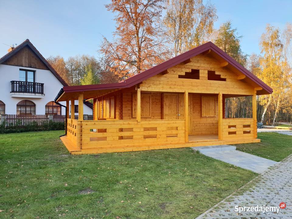 DREWNIANY DOMEK LETNISKOWY SARA 46 22 M2 Mrągowo sprzedam