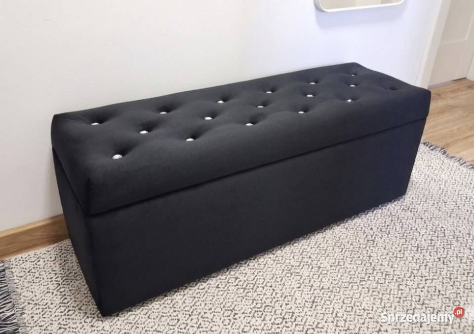Pufa ławka tapicerowana 100x30 otwierana glamour Stronie