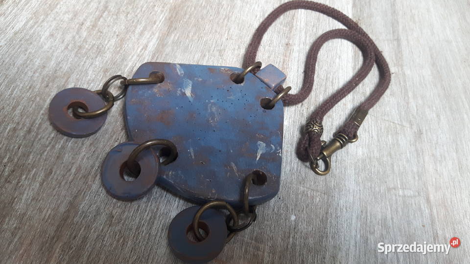 Naszyjnik ceramiczny ręcznie wykonany mazowieckie