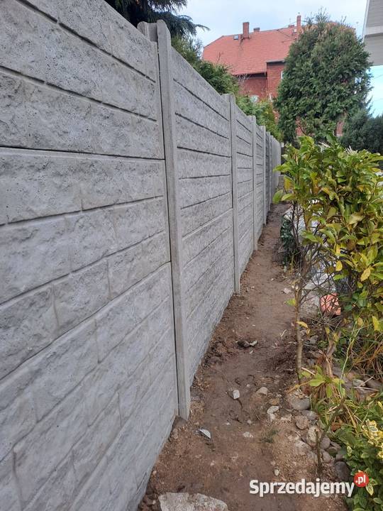Ogrodzenia betonowe Trzebnica