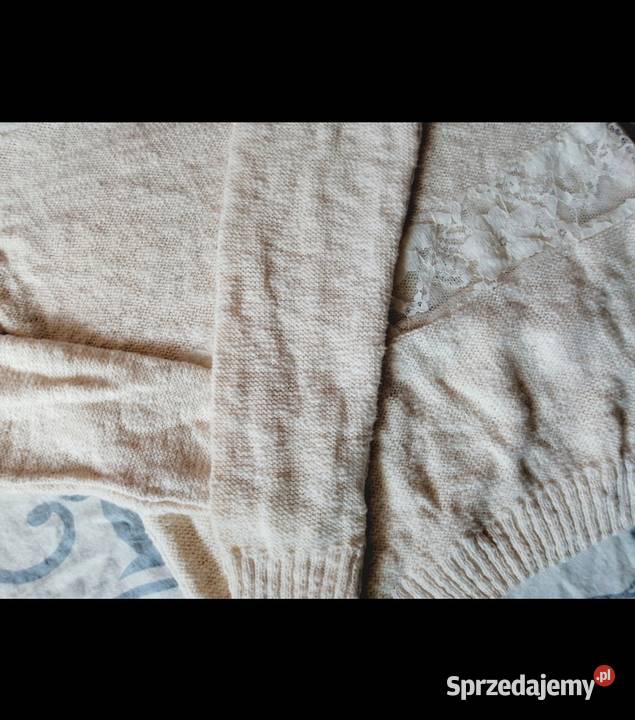 Sweter Jessica CA Wstawki koronkowe na S Xs 100 Rozmiar 36(S) Swetry i golfy Moda i Styl Leszno