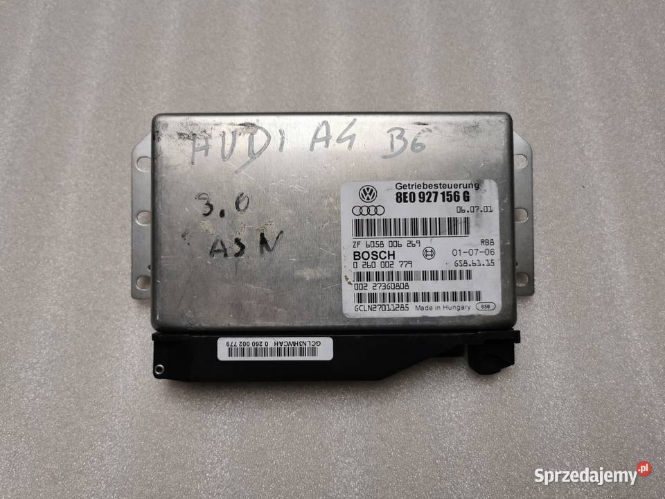 Sterownik Skrzyni Biegów Audi A4 B6 30 FLC Wyszków sprzedam