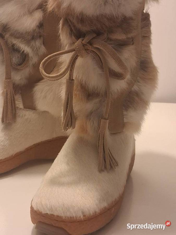 Oscar Nowe buty damskie kozaki rozmiar 38 brązowy/beżowy Wrocław sprzedam