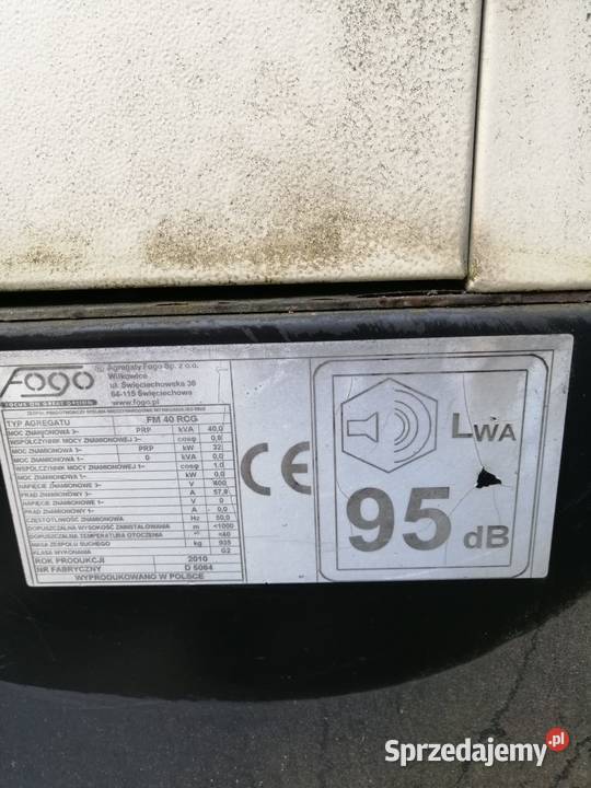 Agregat prądotwórczy FOGO