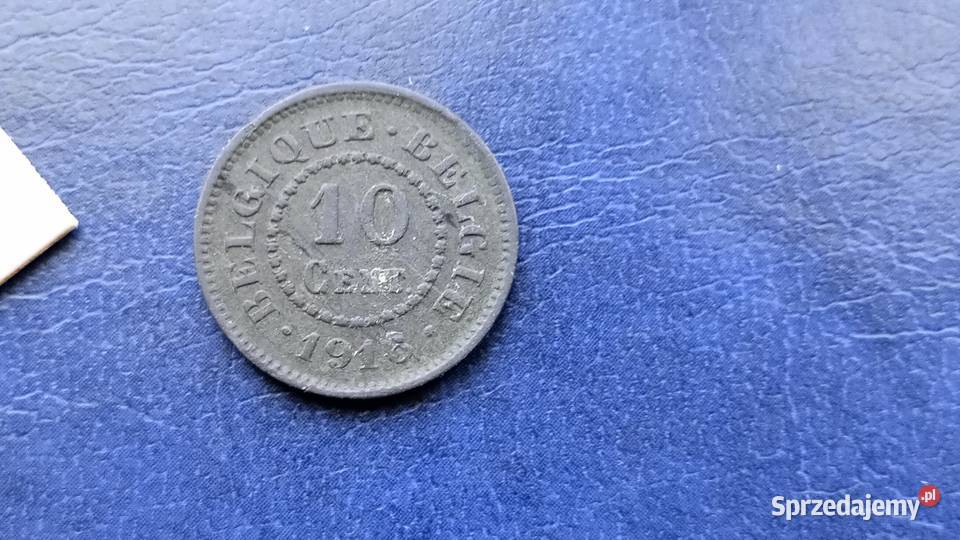 Stare monety 10 centym 1916 Belgia