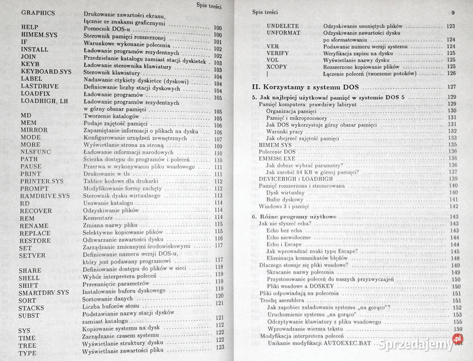 MSDOS 5 Pomysły i zastosowania Daniel Rouge Chełm