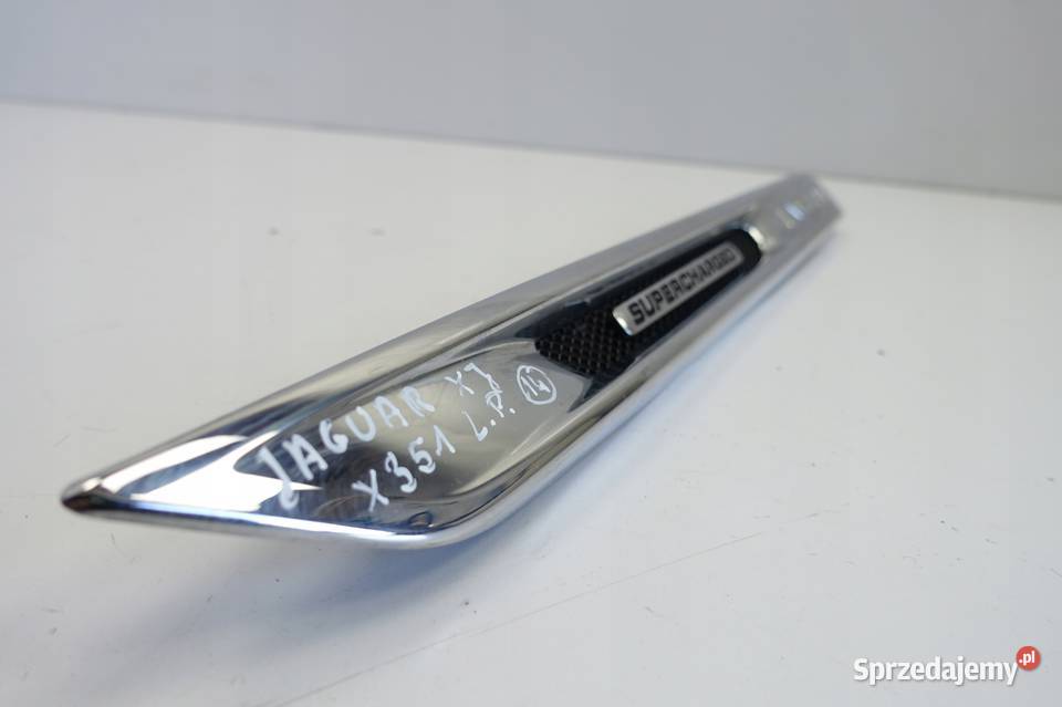 Jaguar XJ X351 LISTWA PRZEDNIEGO BŁOTNIKA lewa osobowe