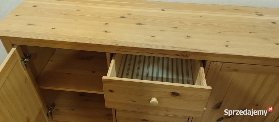 Regal IKEA LEKSVIK HEMNES drewno naturalny kolor 40cm Warszawa