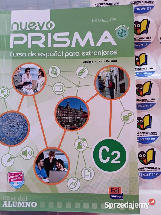 Nuevo prisma c2 alumno hiszpańskie książki tradycyjny podręcznik Warszawa