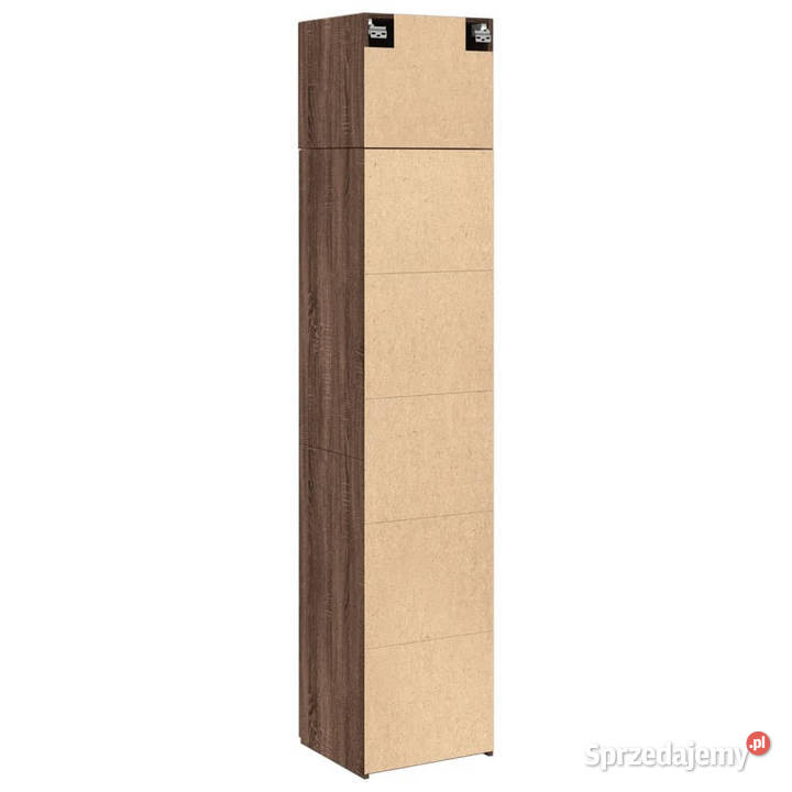 Wąska szafka brązowy dąb 45x425x225 WM3281293