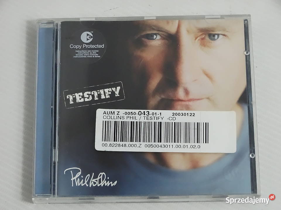 Phil Collins Testify Płyta CD Stan lubelskie Biłgoraj