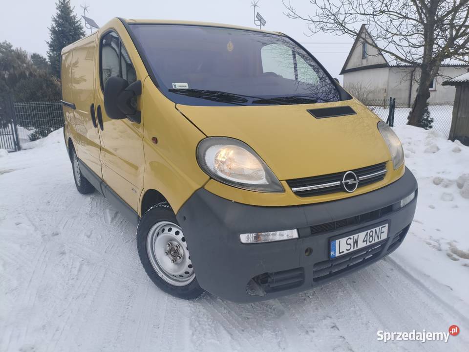 Opel Vivaro Trafić 19 CDTI 100 Klima 6bieg 1900cm3 lubelskie Rybczewice Drugie