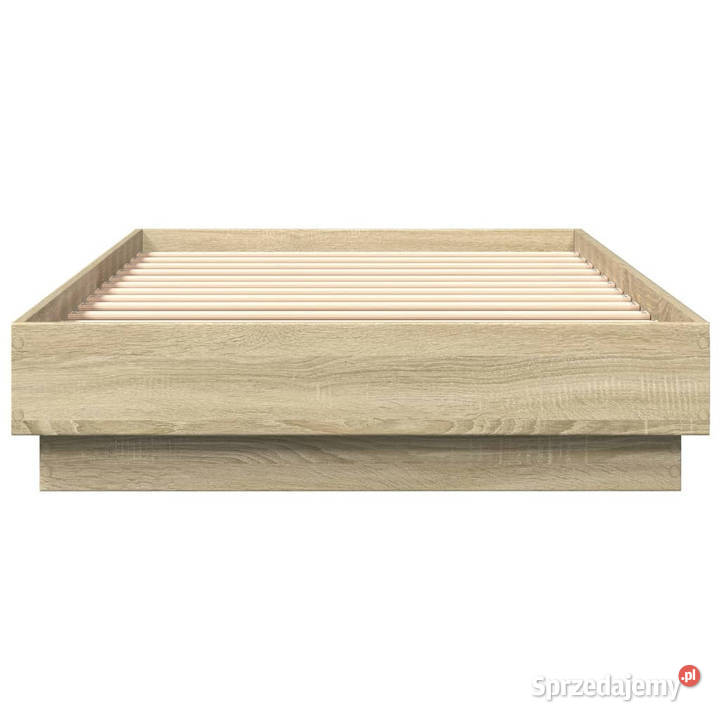 Rama łóżka z oświetleniem LED dąb sonoma 100x200 Warszawa