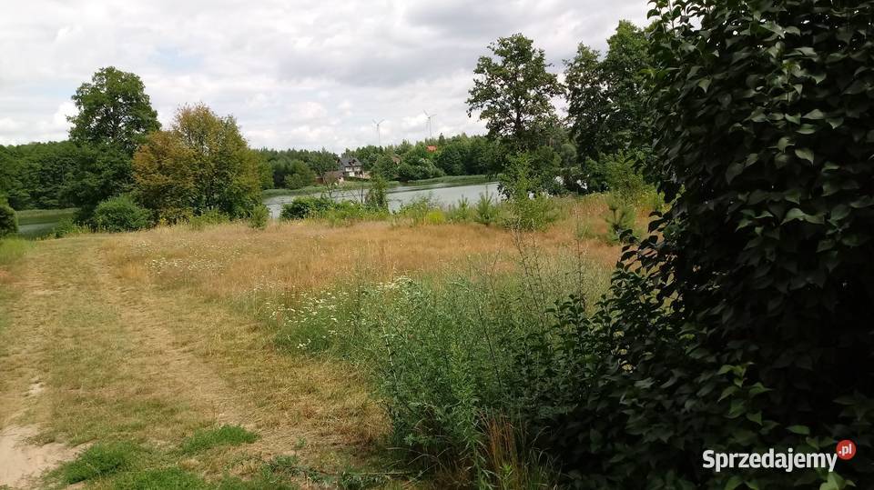 działka rekreacyjna jeziorem Mielinek