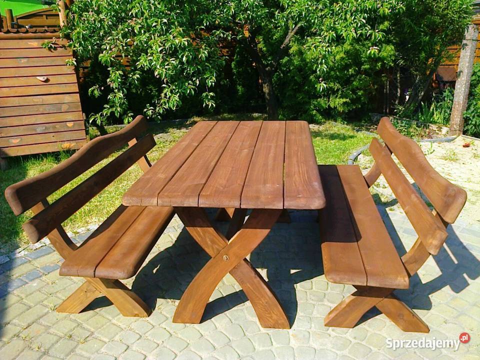 Meble ogrodowe barowe drewniane Transport 150 Chojnice