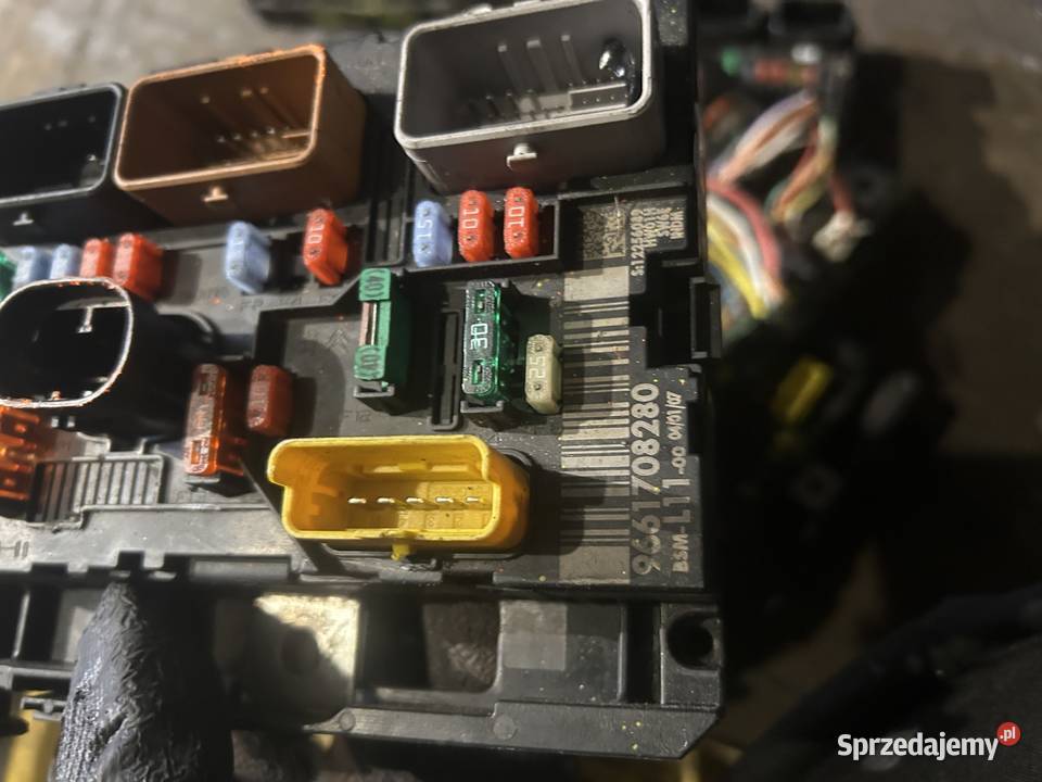 moduł BSM skrzynka Citroen Peugeot C2 C3 C4 207 Układ elektryczny, zapłon świętokrzyskie Psary-Kąty